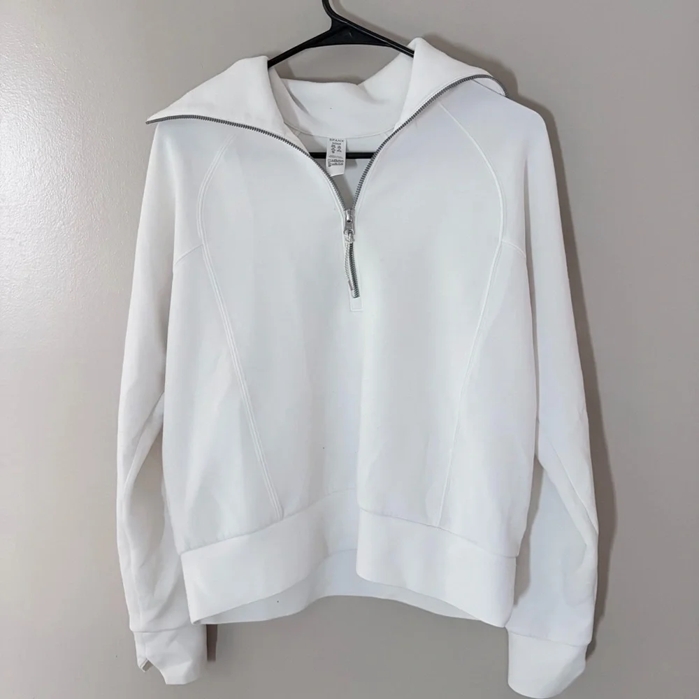 Spanx Air Essentials Half Zip Sweatshirt Small - Picture 3 of 7